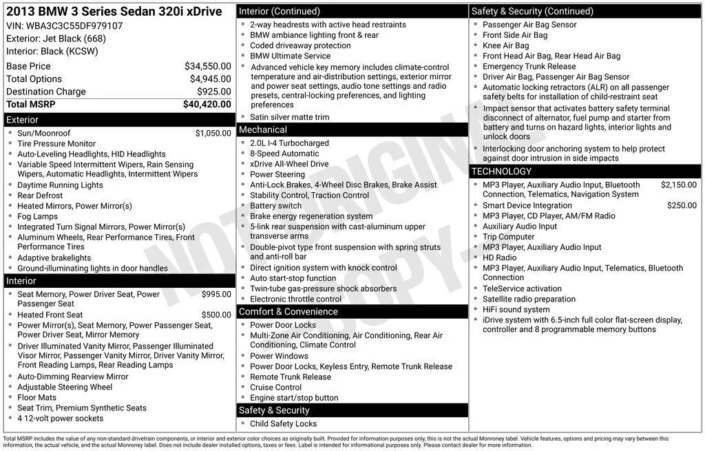 bmw 3 series 2013 WBA3C3C55DF979107 image bmw 3 series 2013 WBA3C3C55DF979107 image